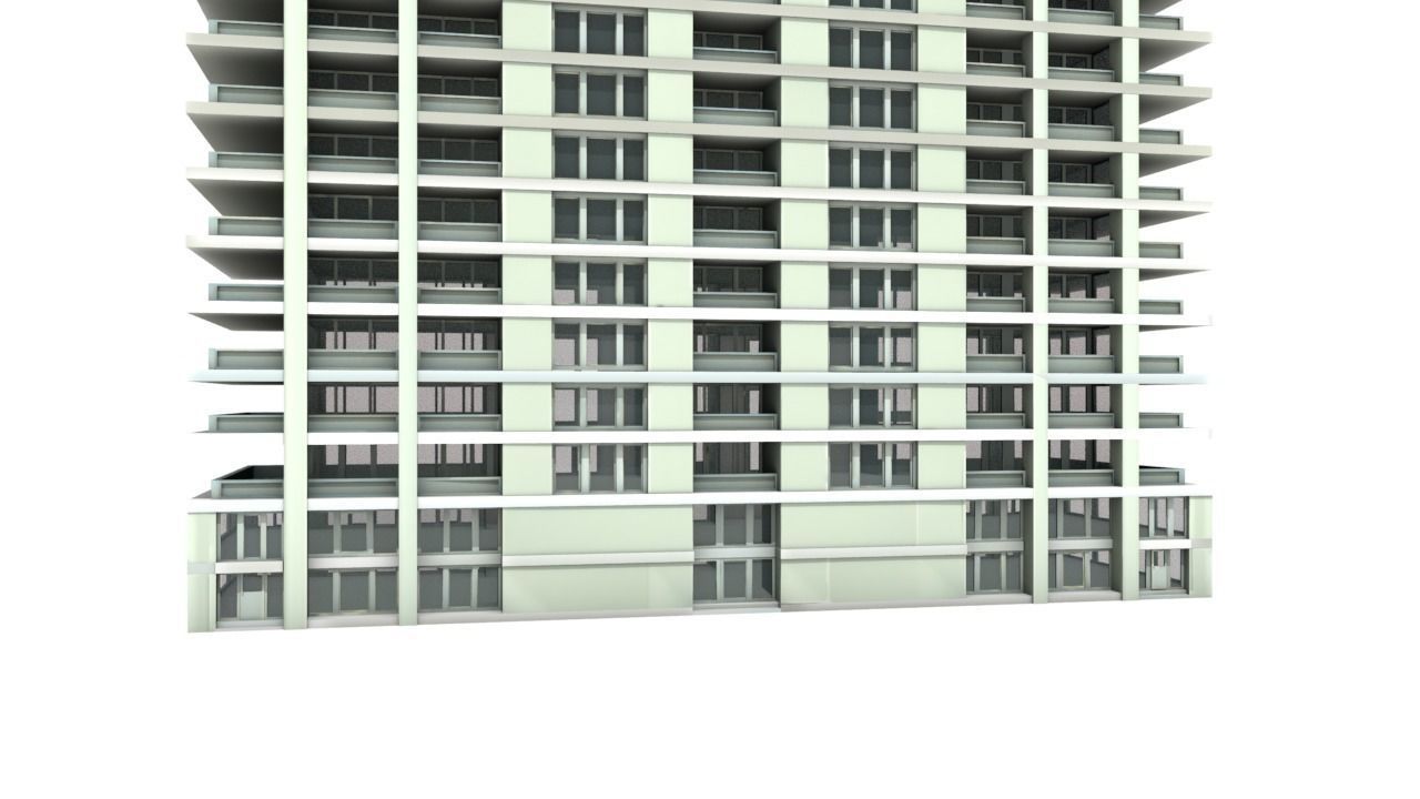 Big Hous Low-poly 3D model_14