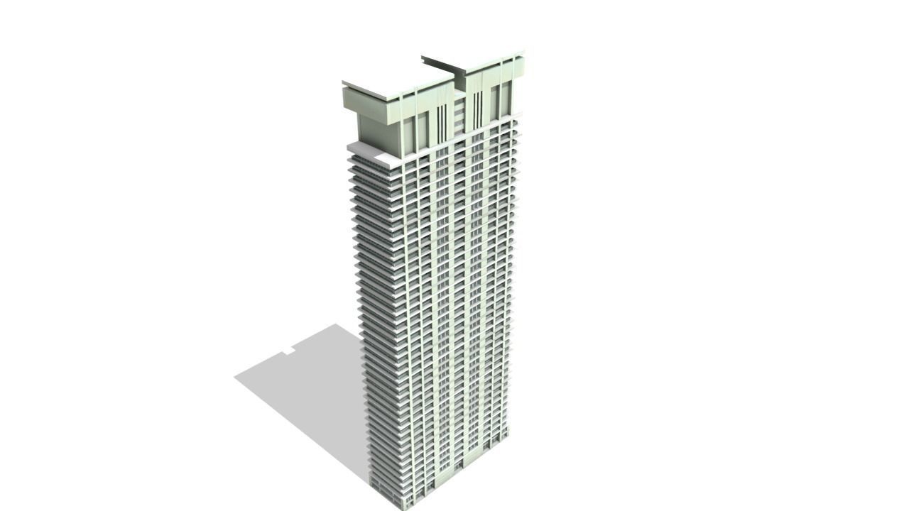 Big Hous Low-poly 3D model_38