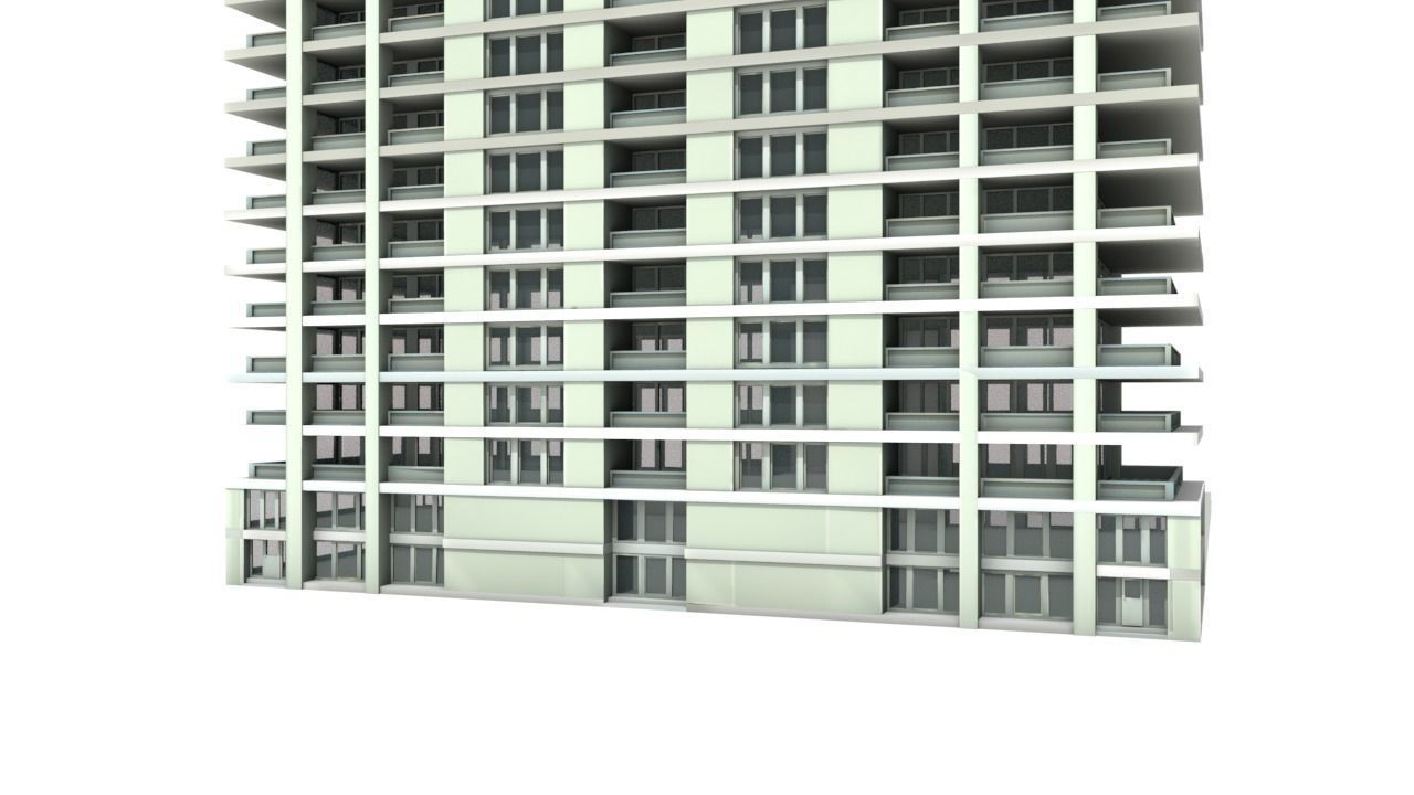 Big Hous Low-poly 3D model_15