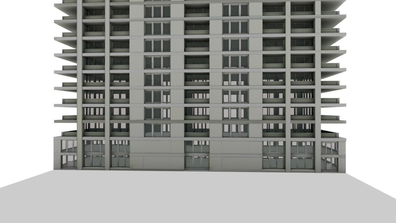 Big Hous Low-poly 3D model_20