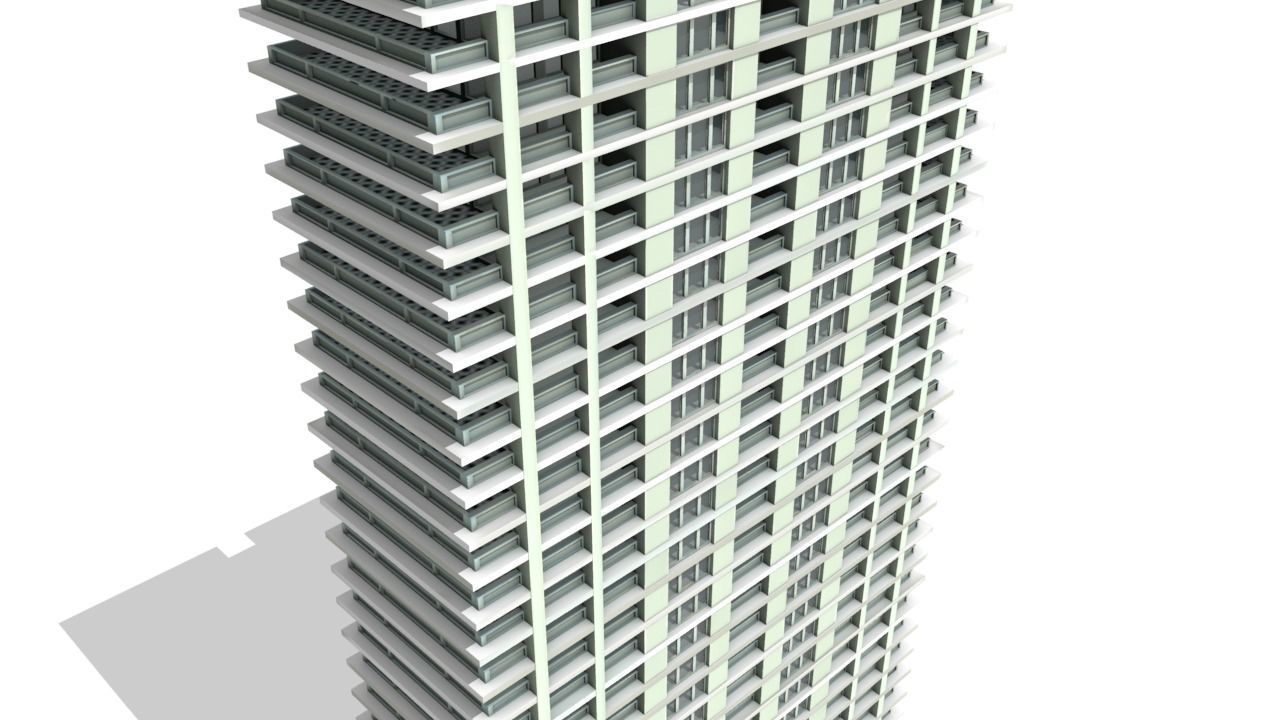 Big Hous Low-poly 3D model_39