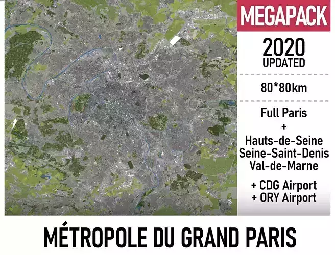 Paris - Grand Paris 3D Model Collection