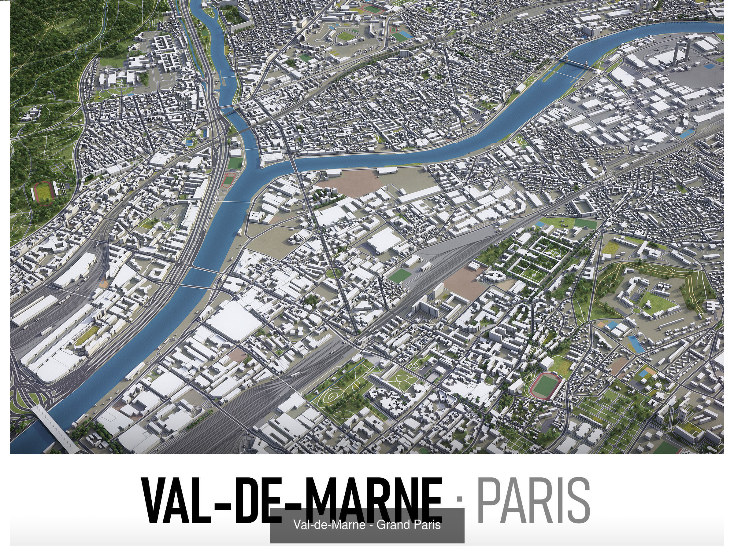 Paris - Grand Paris 3D Model Collection_3