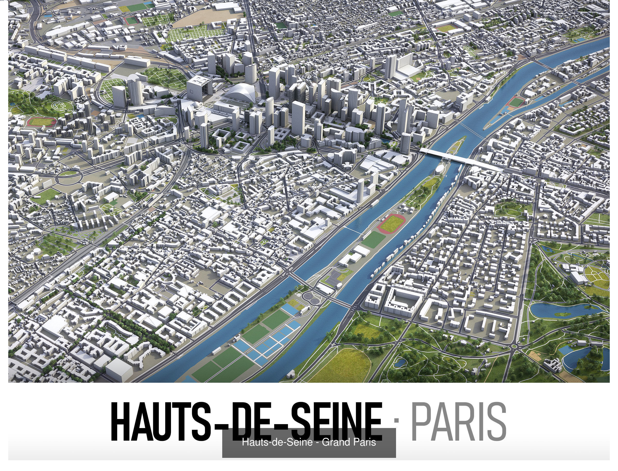 Paris - Grand Paris 3D Model Collection_6