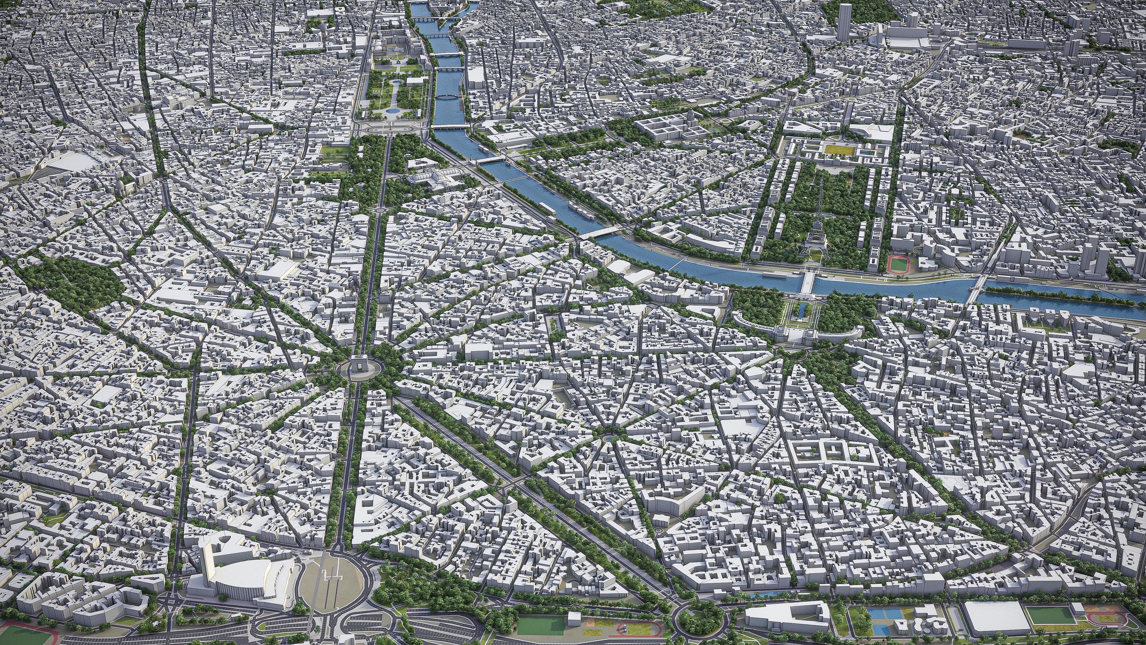 Paris - Grand Paris 3D Model Collection_11