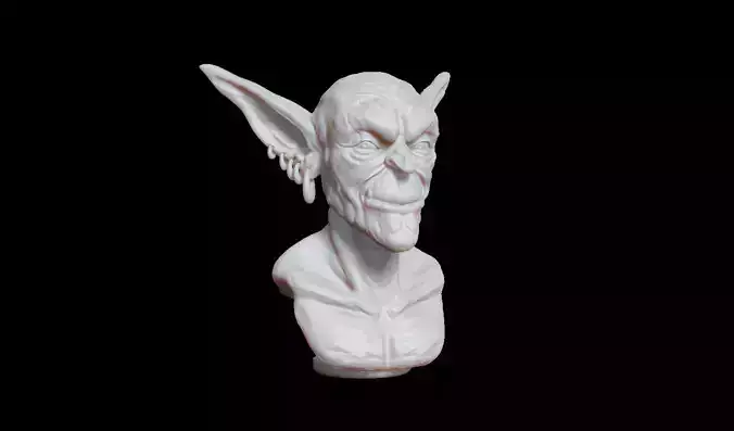 Goblin bust