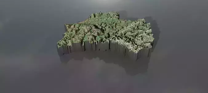 High-resolution heightmaps and geometry for Luxembourg