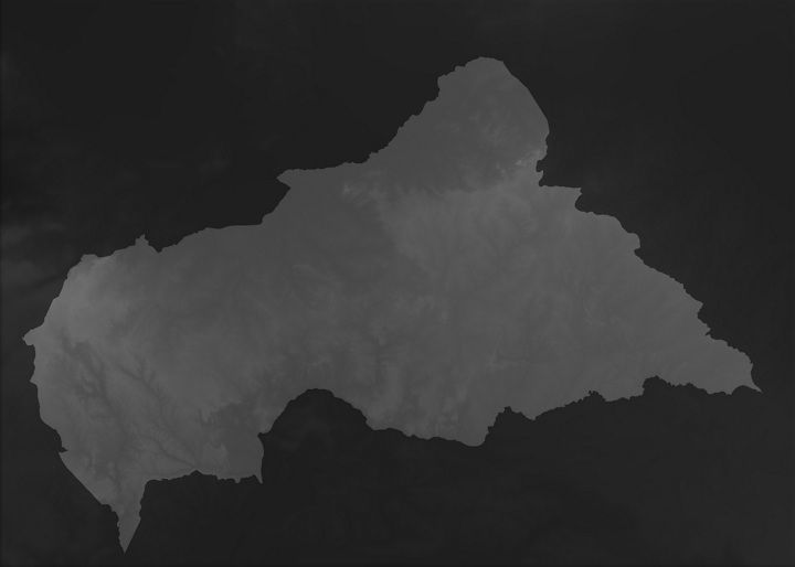 Heightmaps and geometry for Central African Republic Texture_4