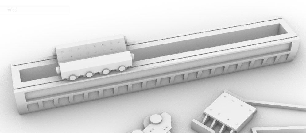 Port Crane 3D print model_11
