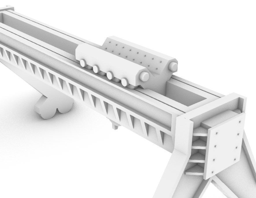 Port Crane 3D print model_7