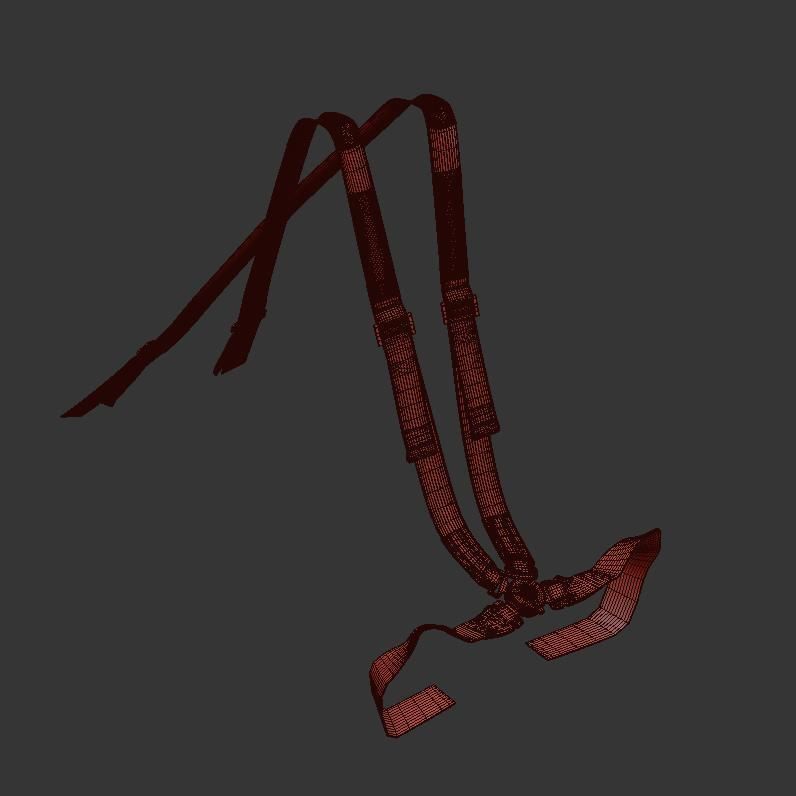 Racing seat Recaro and Wheel MOMO 3D model_19