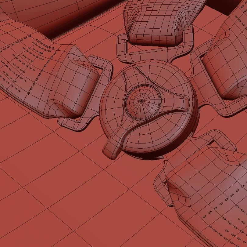 Racing seat Recaro and Wheel MOMO 3D model_15