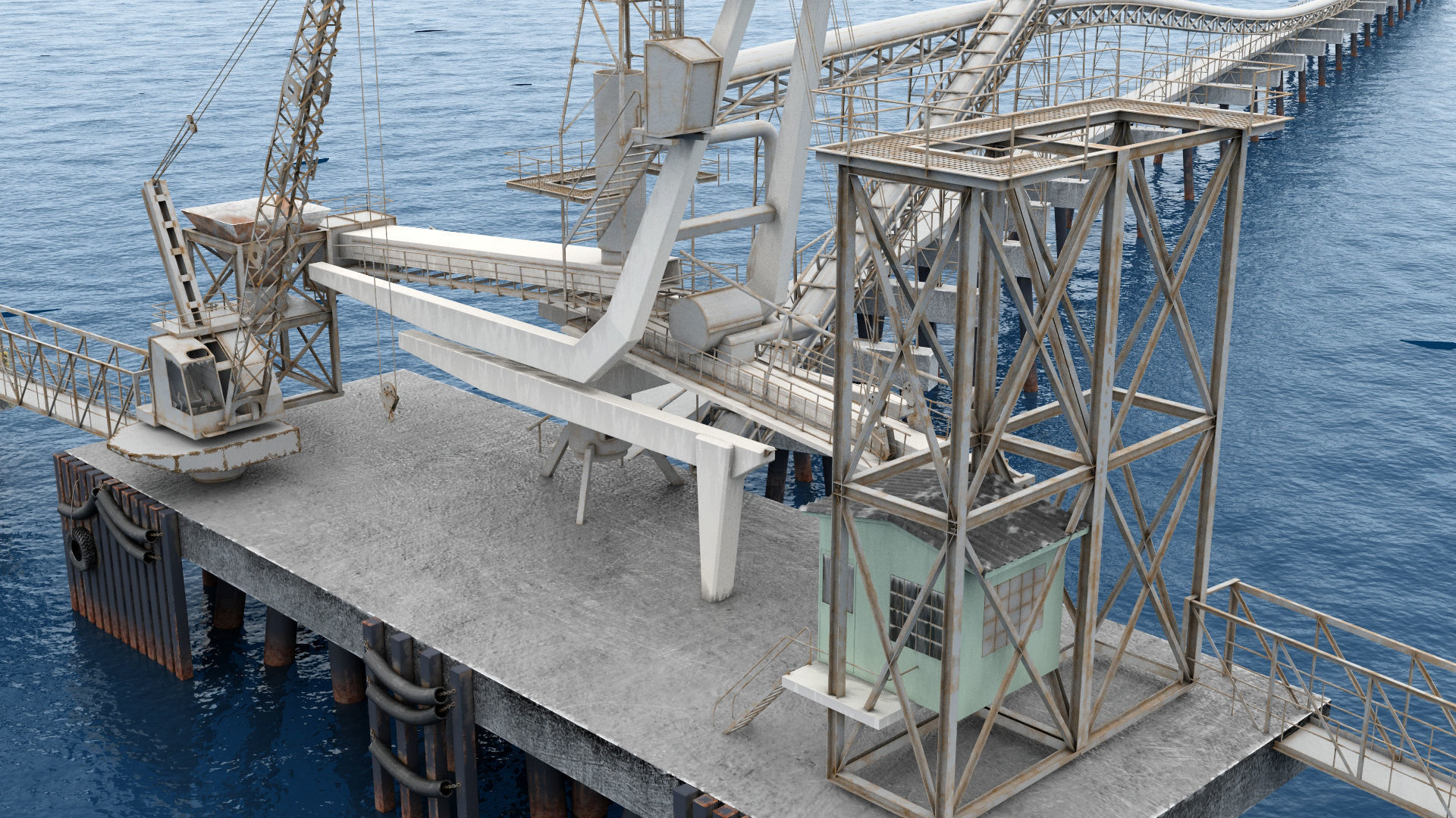 Cement Plant 3D model_3