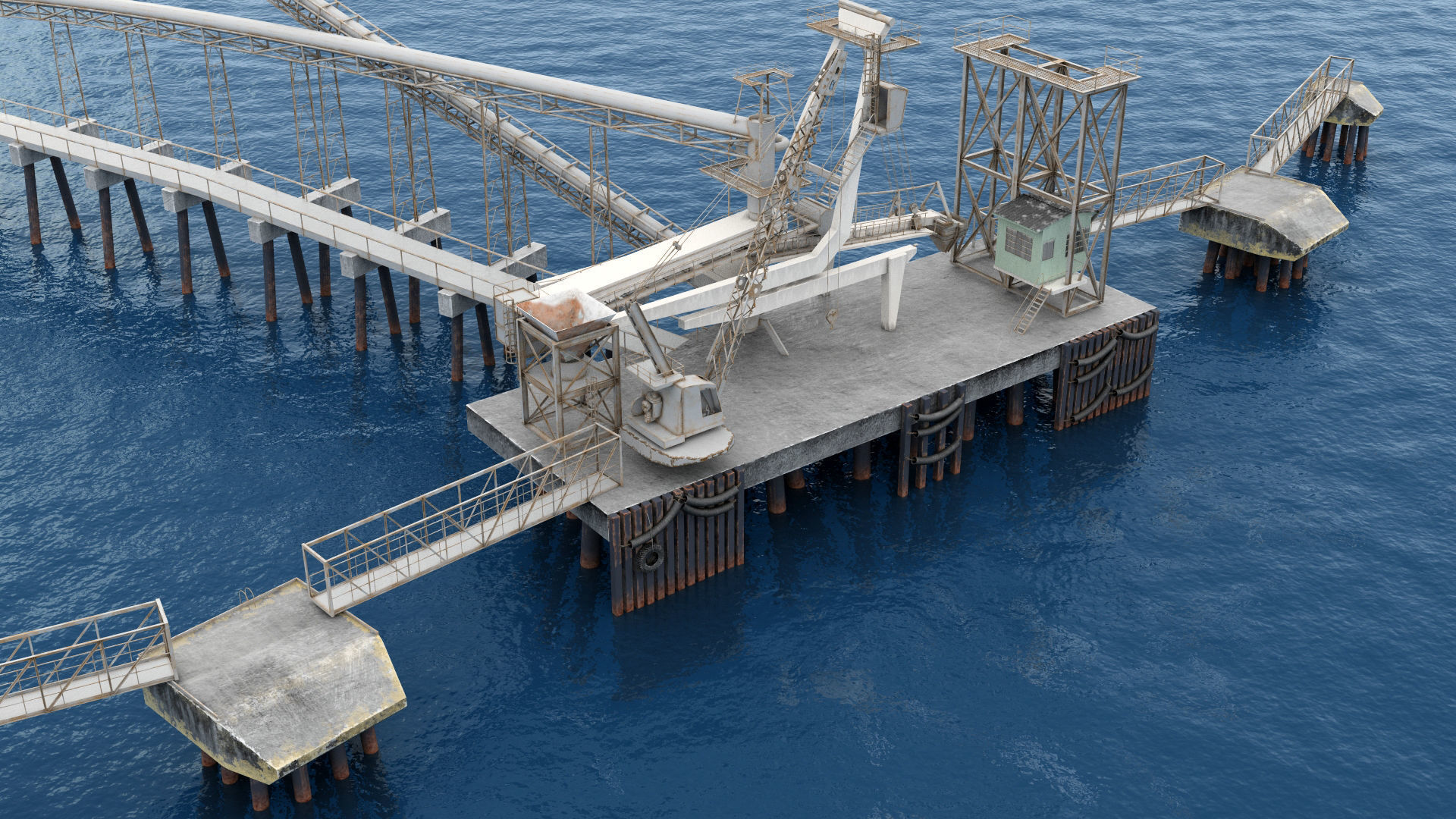 Cement Plant 3D model_4