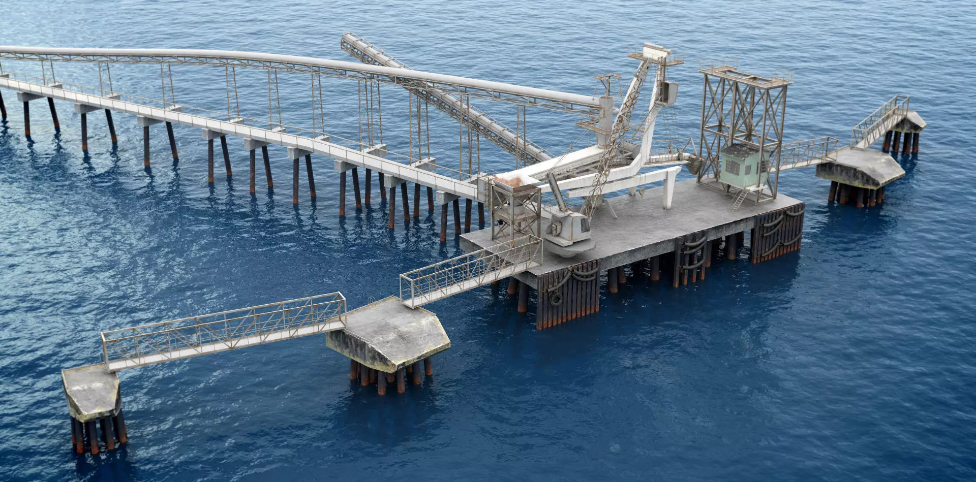 Cement Plant 3D model_0