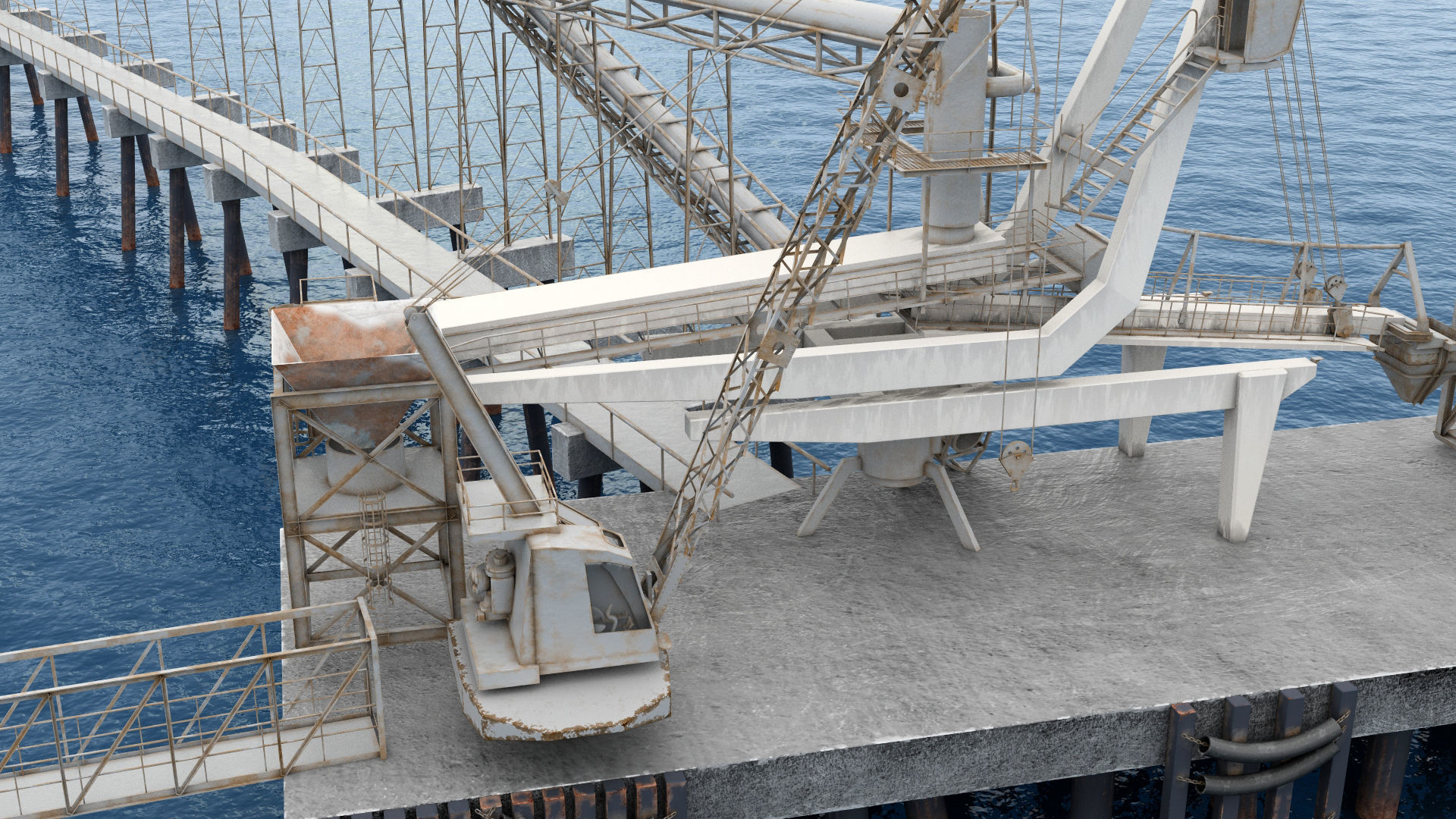 Cement Plant 3D model_2