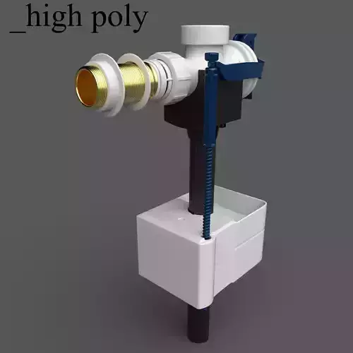 Ball-cock supply valve from tank fill