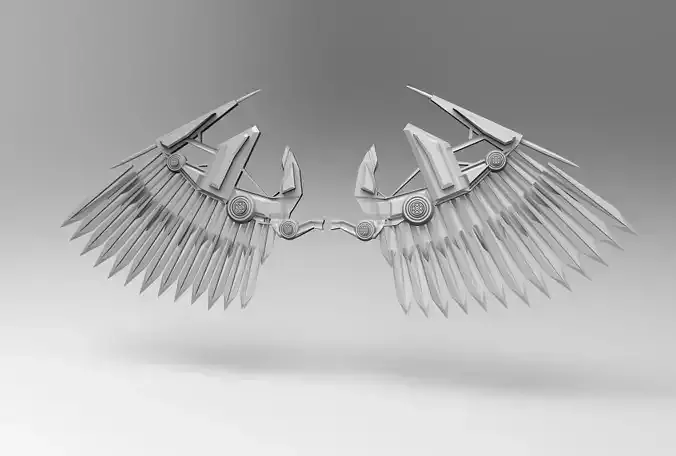 mech wings Free 3D model
