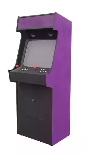 Classic Arcade Machine Low-poly 3D model