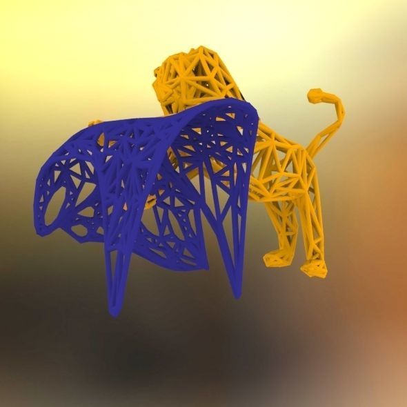 Lion -King of the jungle 3D print model_28