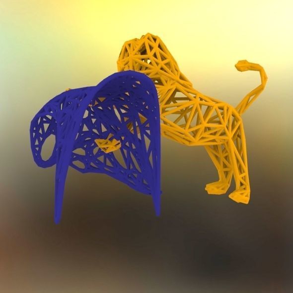 Lion -King of the jungle 3D print model_27