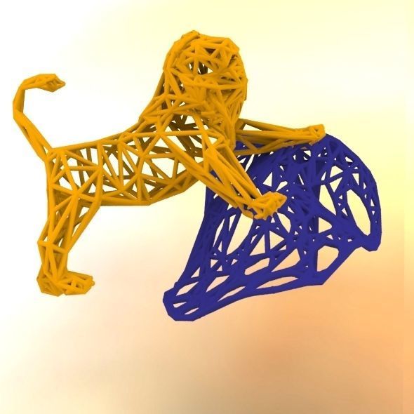 Lion -King of the jungle 3D print model_14