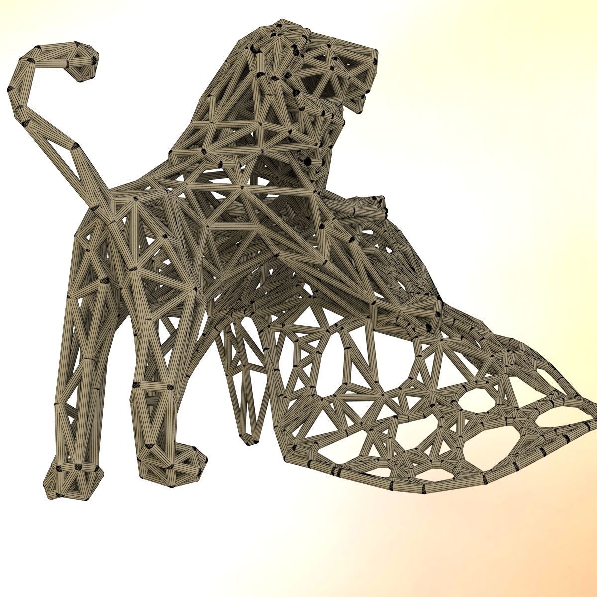 Lion -King of the jungle 3D print model_5
