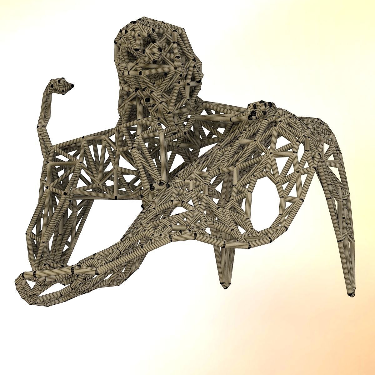 Lion -King of the jungle 3D print model_4