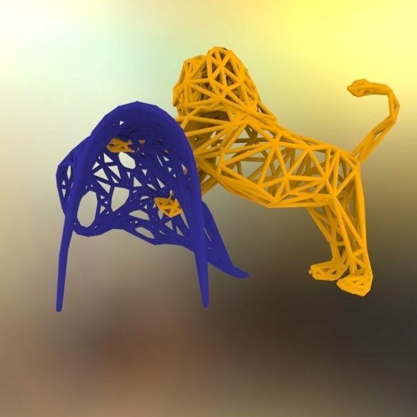 Lion -King of the jungle 3D print model_26