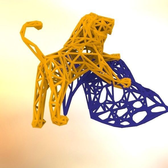 Lion -King of the jungle 3D print model_17