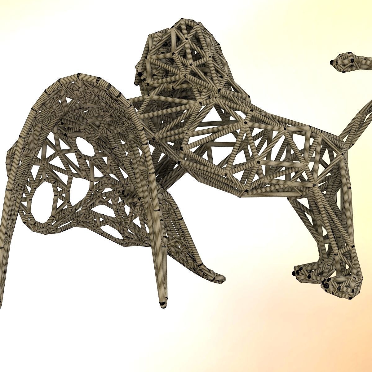 Lion -King of the jungle 3D print model_6