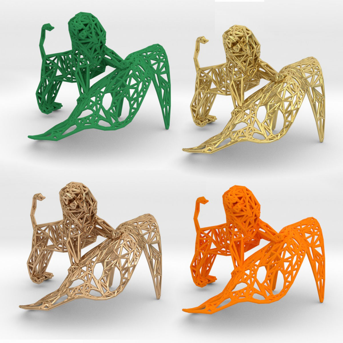 Lion -King of the jungle 3D print model_7