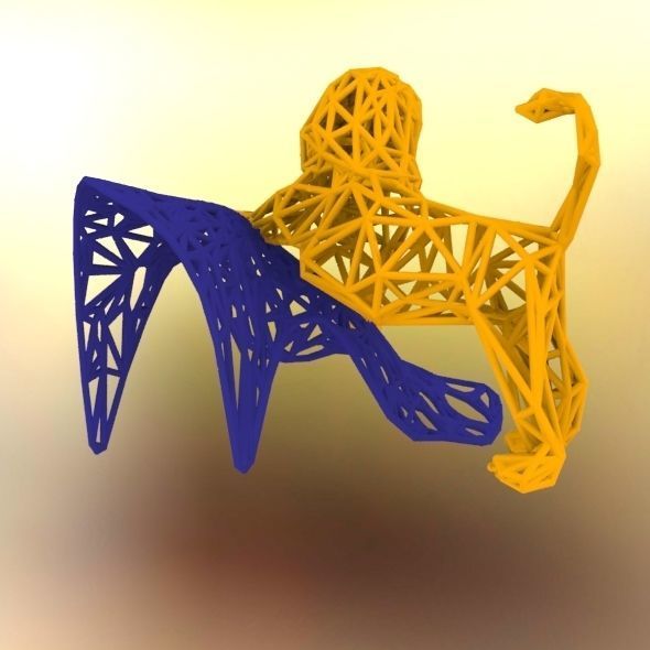Lion -King of the jungle 3D print model_23