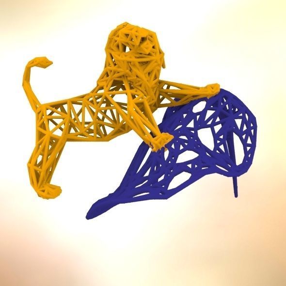 Lion -King of the jungle 3D print model_13
