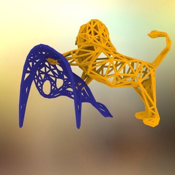 Lion -King of the jungle 3D print model_25