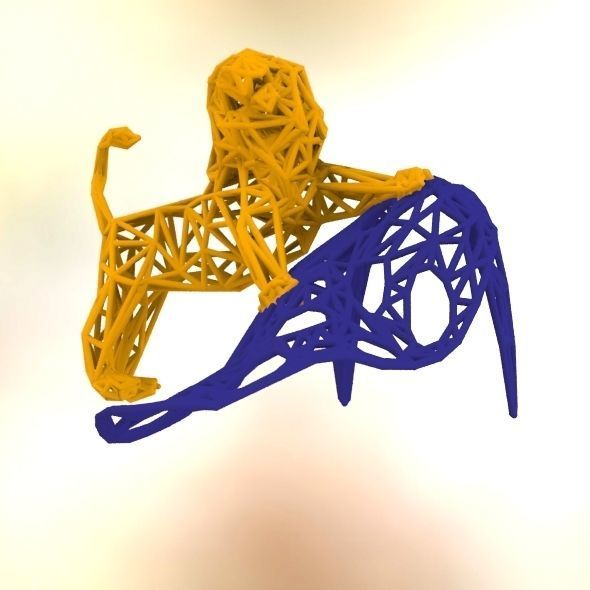 Lion -King of the jungle 3D print model_12