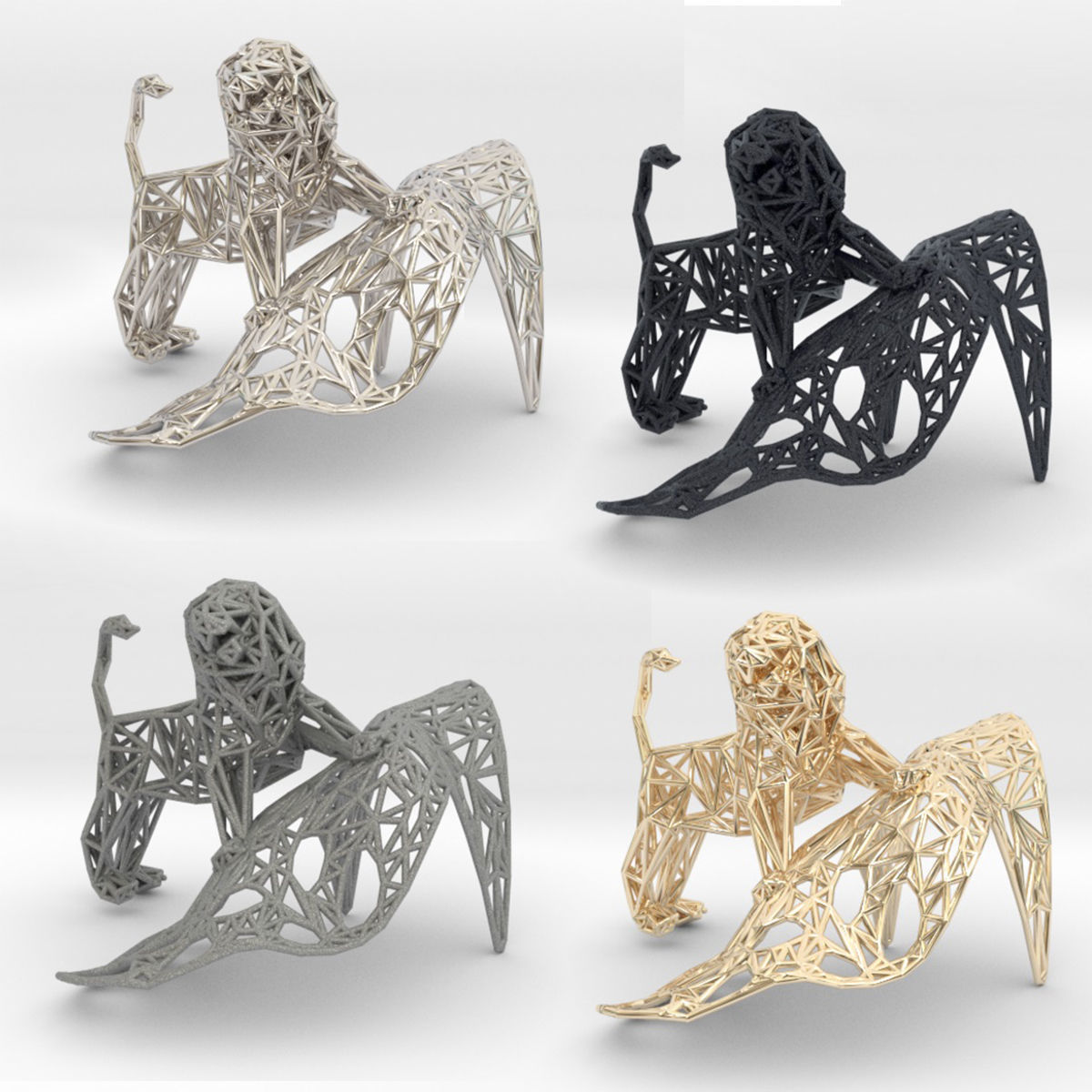 Lion -King of the jungle 3D print model_3