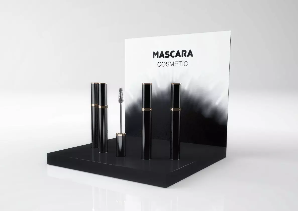 Mascara and POS display 3D model_0