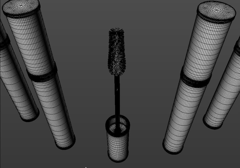 Mascara and POS display 3D model_4