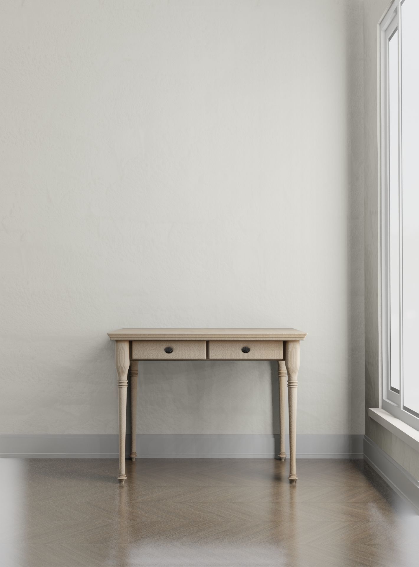 Table Classic 3D model_3