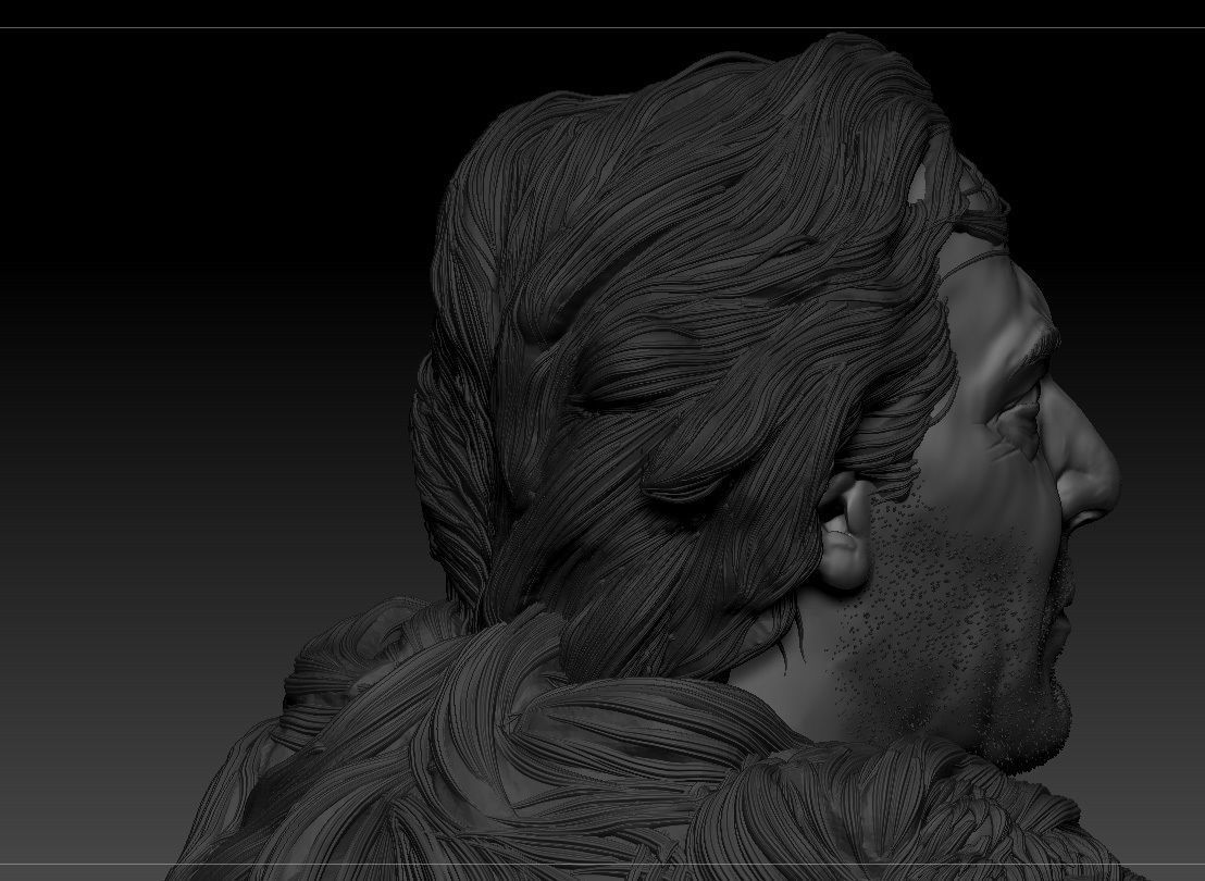 Ciaran Hinds - Mance Rayder - Game Of Thrones 3D print model_13