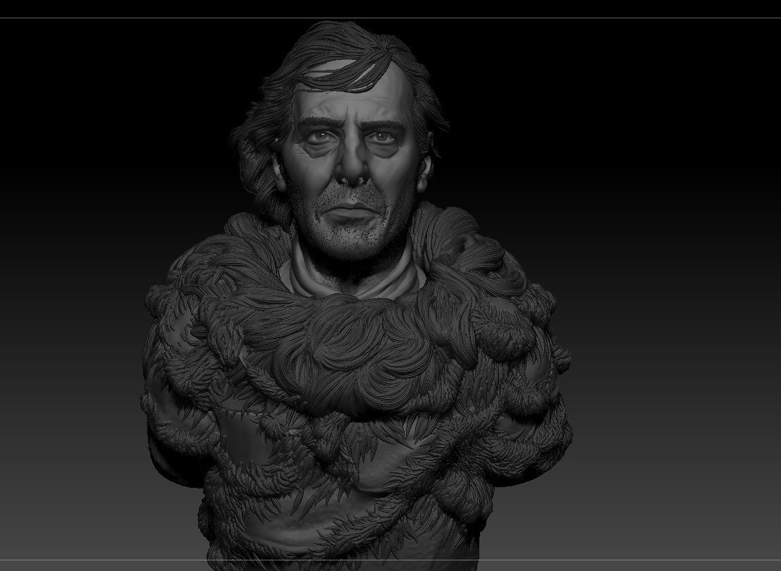 Ciaran Hinds - Mance Rayder - Game Of Thrones 3D print model_3