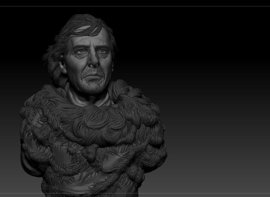 Ciaran Hinds - Mance Rayder - Game Of Thrones 3D print model_1