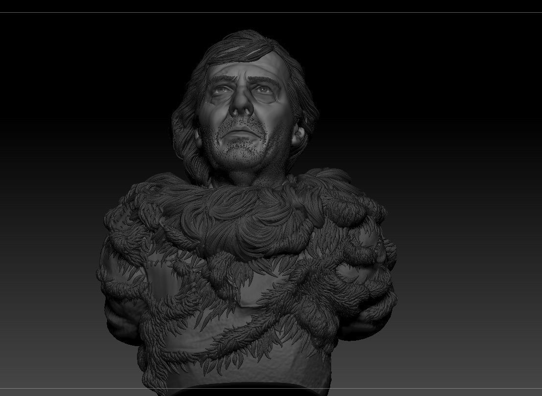 Ciaran Hinds - Mance Rayder - Game Of Thrones 3D print model_9