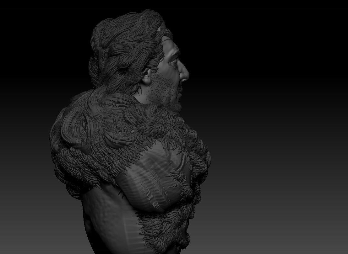 Ciaran Hinds - Mance Rayder - Game Of Thrones 3D print model_5