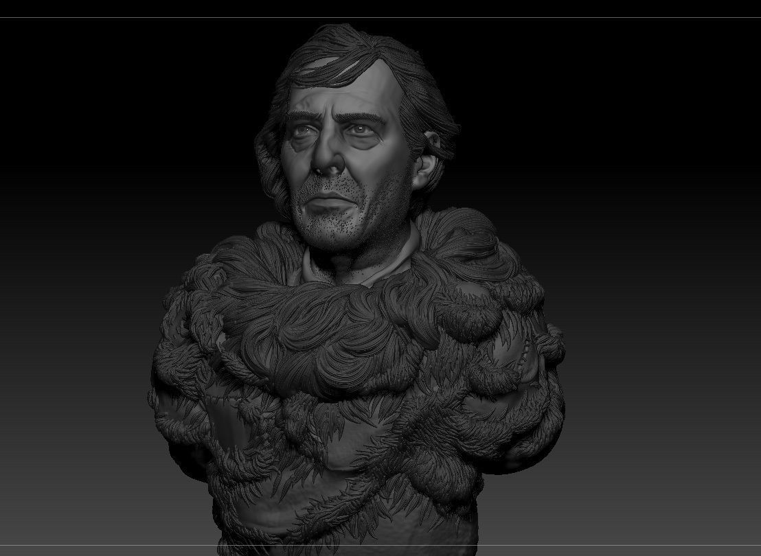Ciaran Hinds - Mance Rayder - Game Of Thrones 3D print model_2