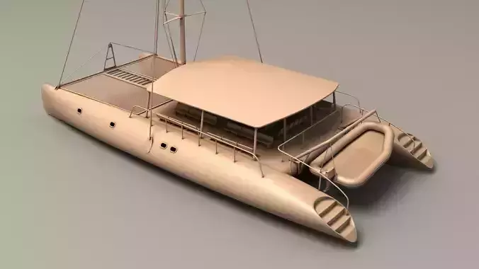 Catamaran 3D model