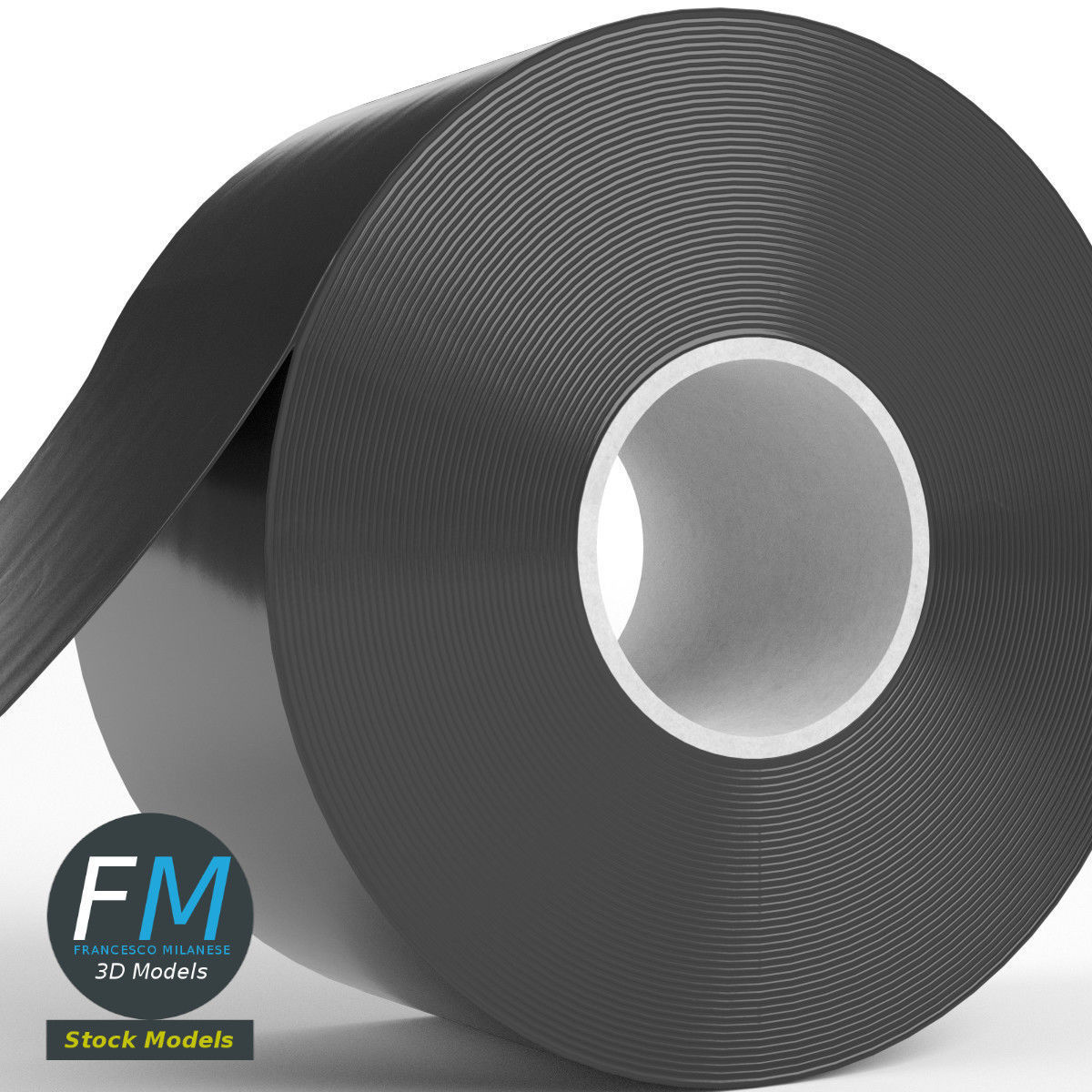Duct tape mockup 2 3D model_4