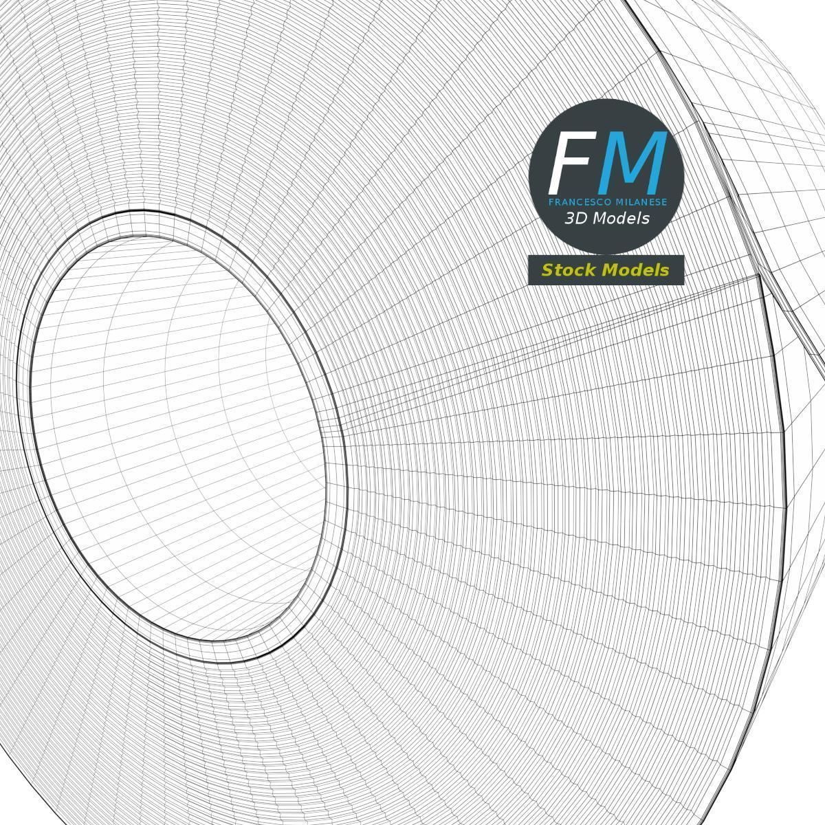 Duct tape mockup 2 3D model_8