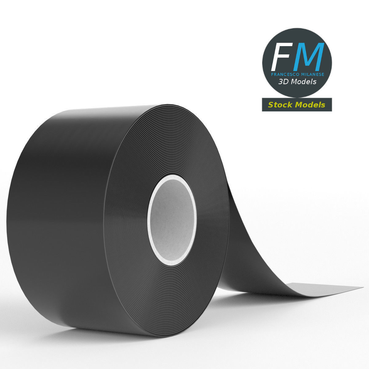 Duct tape mockup 2 3D model_3
